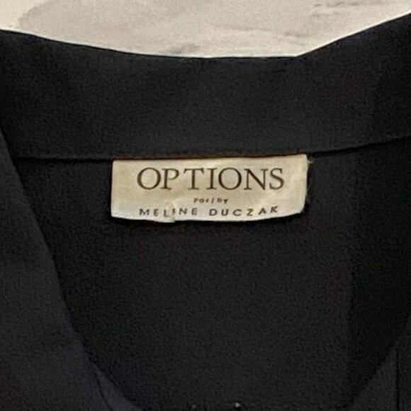 OPTIONS by Meline Duczak - No Sleeve, Zip Front, Western Detail, Black - Size M - Picture 6 of 6